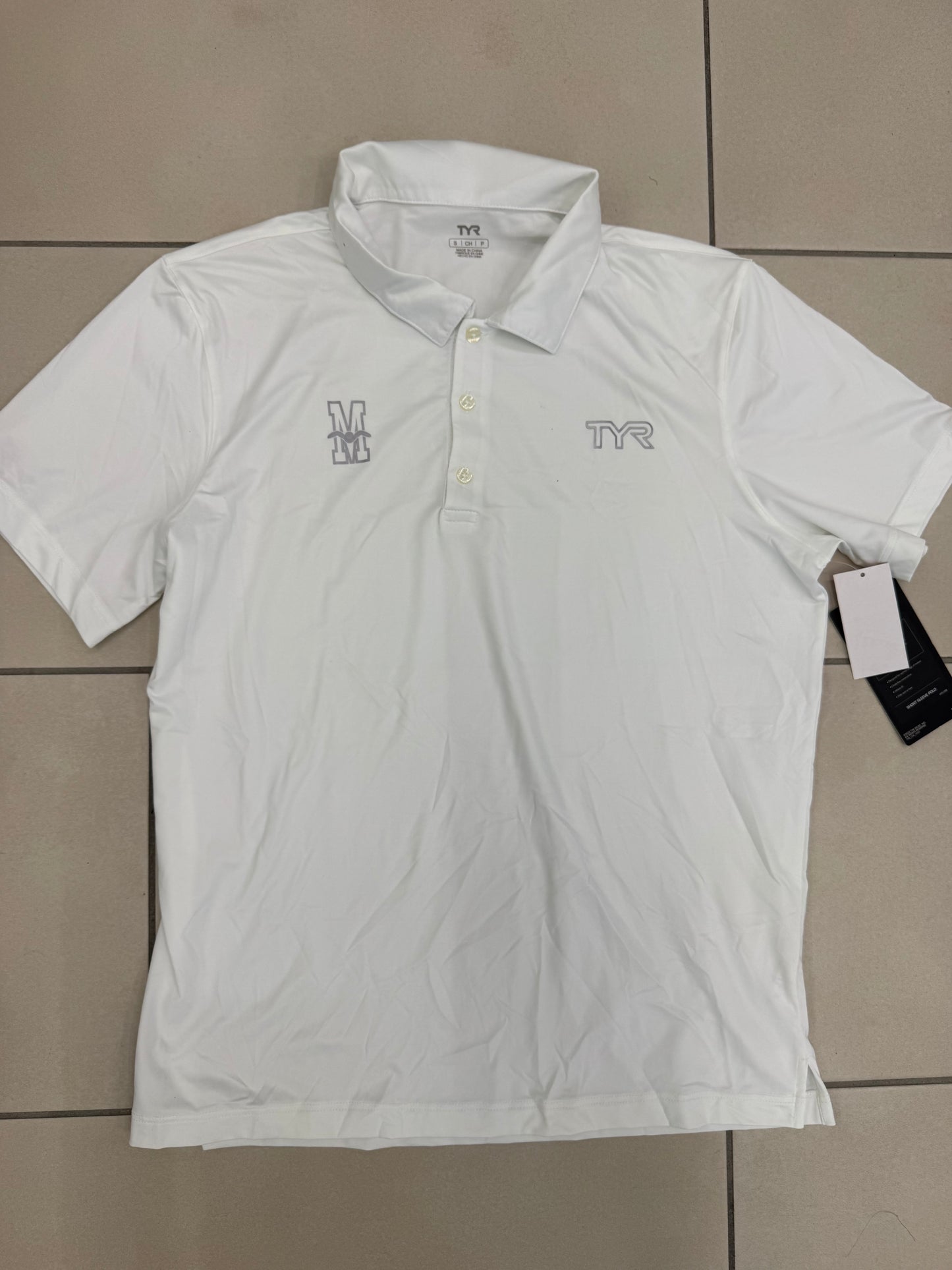 TYR Mens Polo with Metro Logo