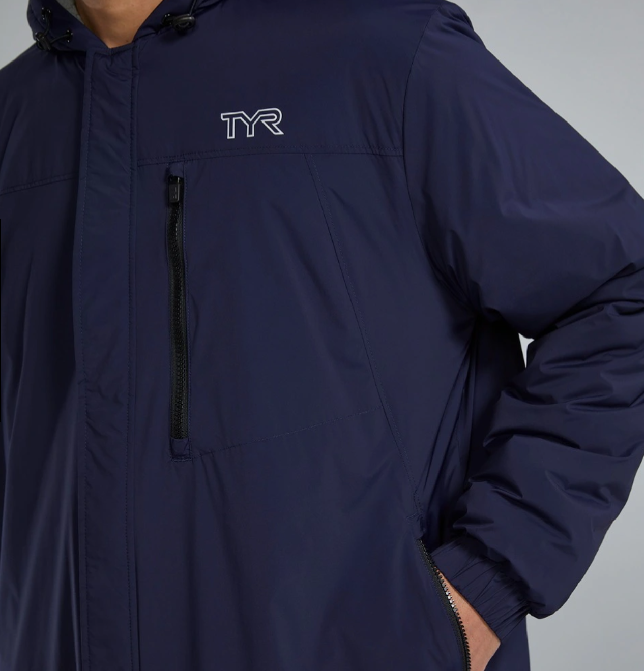 TYR TECH UNISEX HYDROSPHERE PARKA NAVY