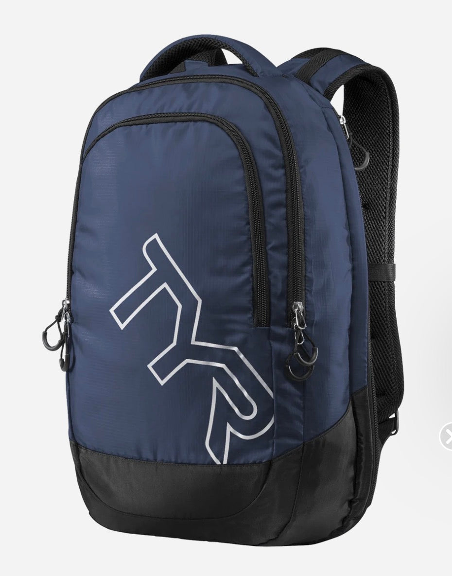 Practice bag- Navy TYR Victory Backpack with Metro Logo- not personalized