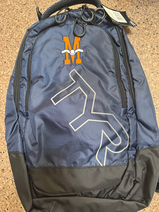 Practice bag- Navy TYR Victory Backpack with Metro Logo- not personalized