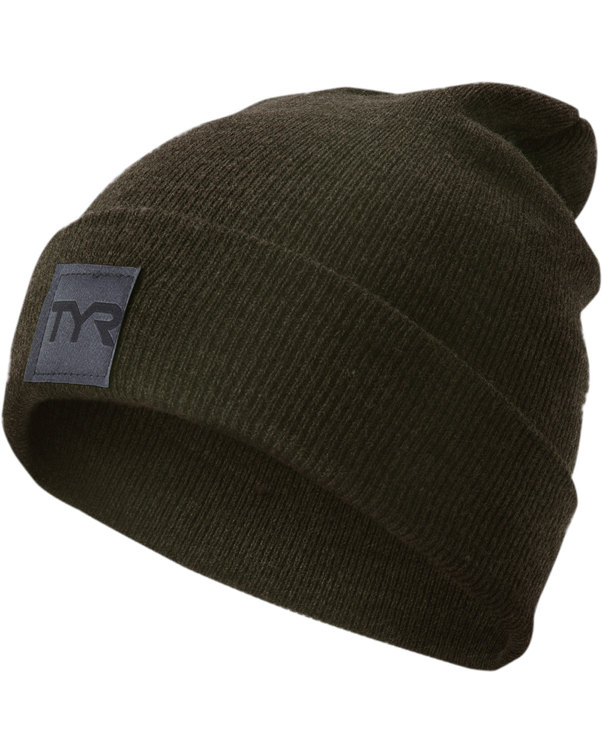 Olive Cuffed Knit Beanie