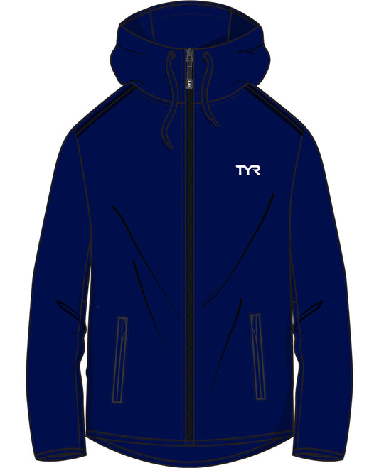 TYR Men's Team Warmup  Zip Hoodie